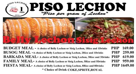 Menu at YANYAN'S PISO WIFI restaurant, Makato.